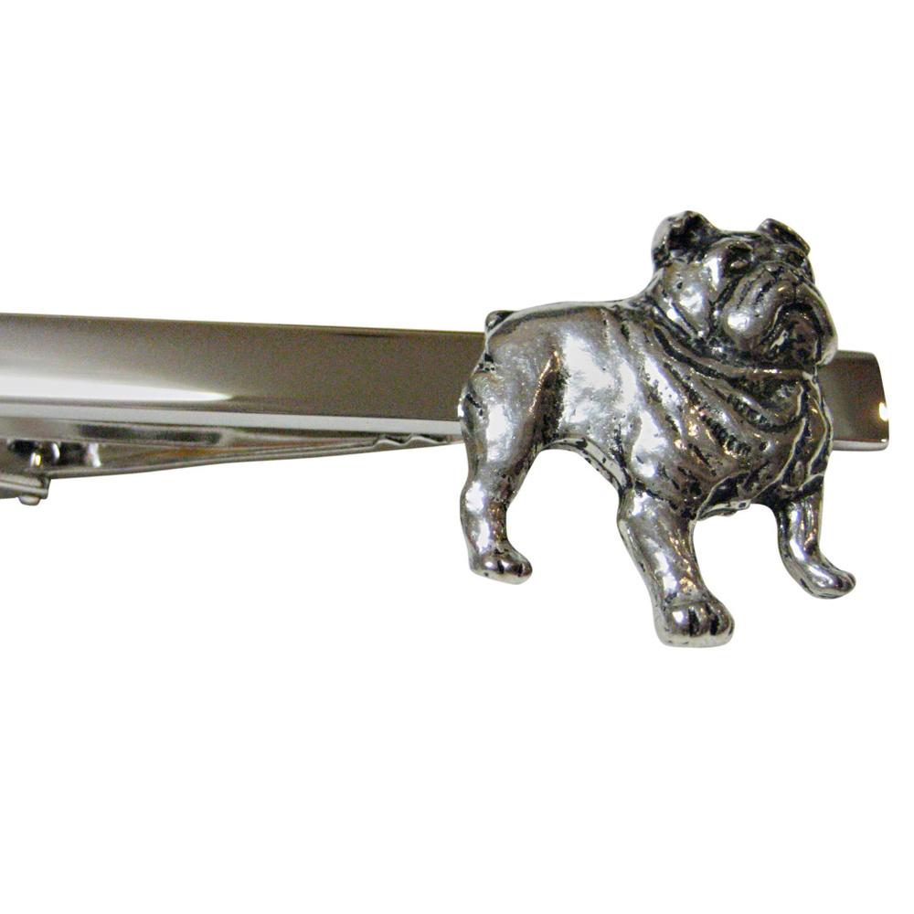 British Bulldog Square Tie Clip